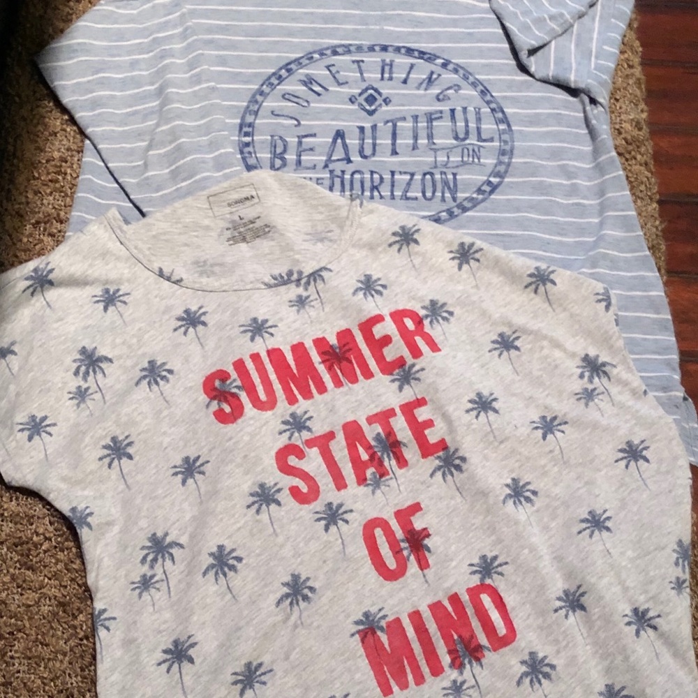 🧚‍♀️3/$20🧚‍♂️ Set of 2 Sonoma t-shirts